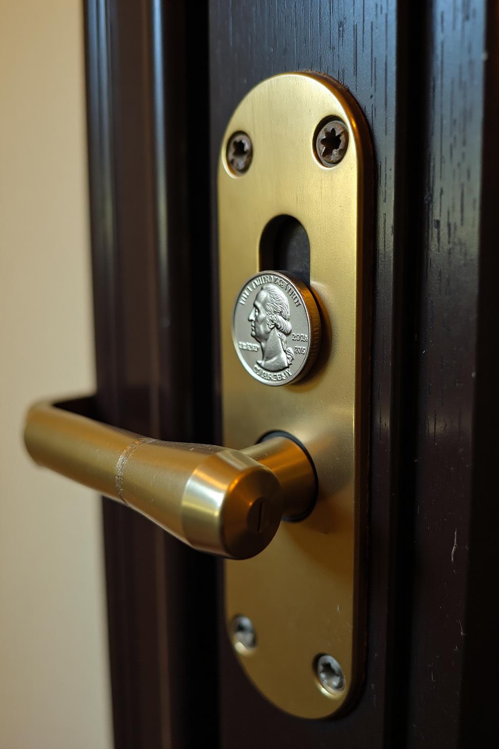 Scale reference with coin